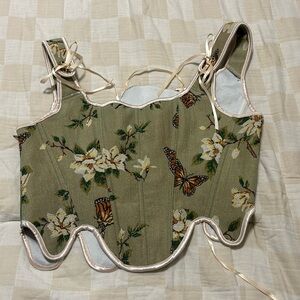 Butterfly corset top